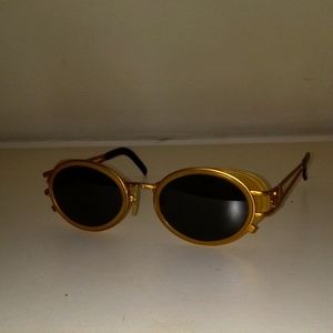 Rare Vintage Jean Paul Gaultier Gold Sunglasses